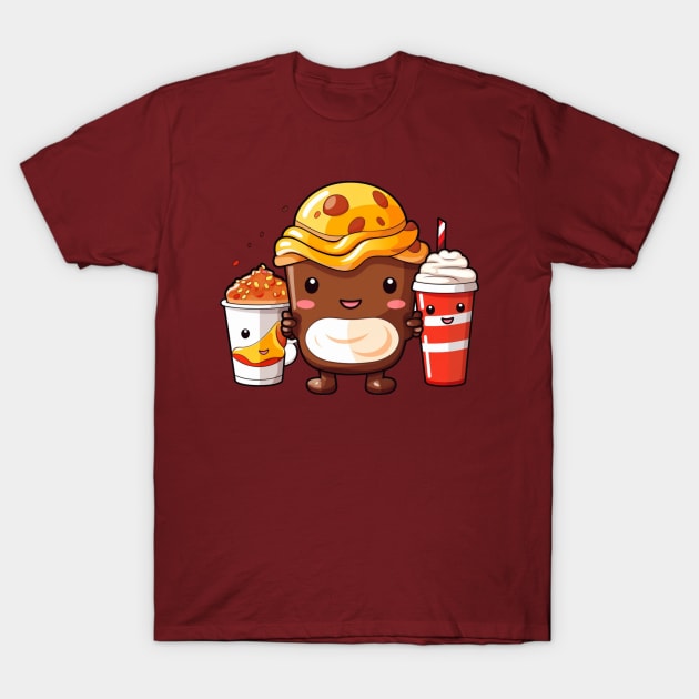 kawaii  junk food T-Shirt cute  funny T-Shirt by nonagobich